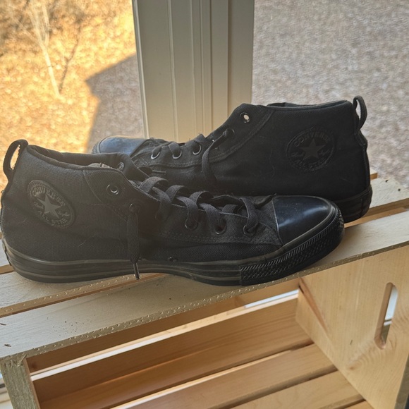 Converse Black High-Top Sneakers - Picture 3 of 4